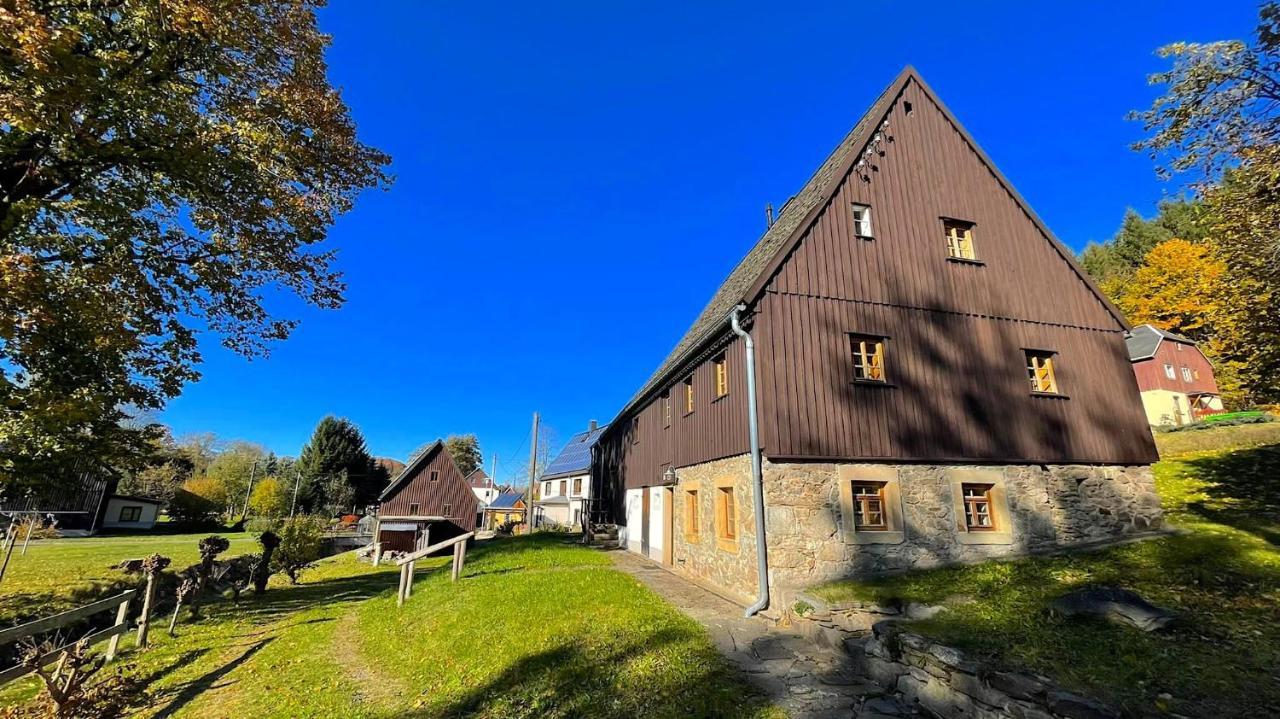 Lichtenberg/Erzgebirge Wildbachidylleヴィラ エクステリア 写真